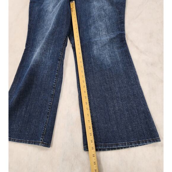 Lane Bryant Women’s Bootcut Jeans Size 22 Dark Wash Tighter Tummy High-Rise - Picture 7 of 10
